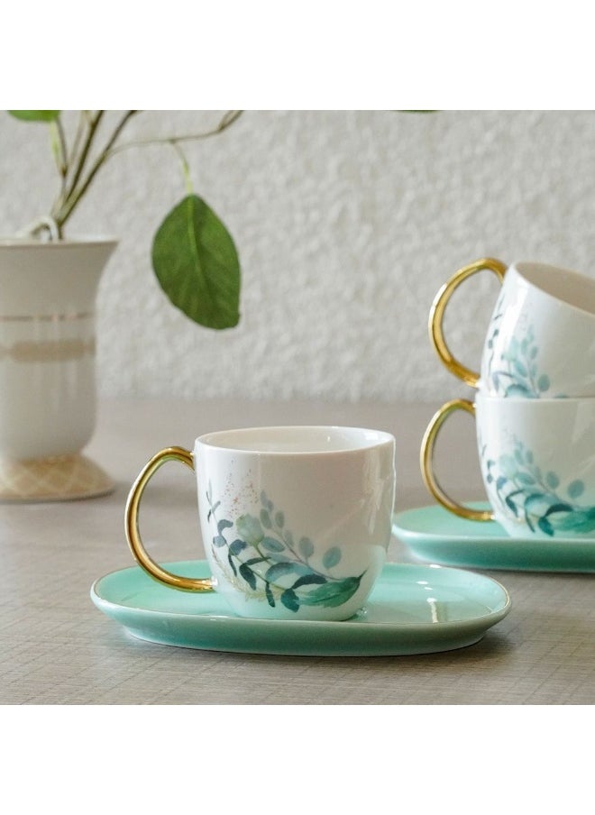 Majestic 24-Piece Porcelain Tea Set Elegant Design With Tea Pot Cups Saucers And More Perfect For Afternoon Tea Special Occasions Or Daily Use Durable And Stylish
