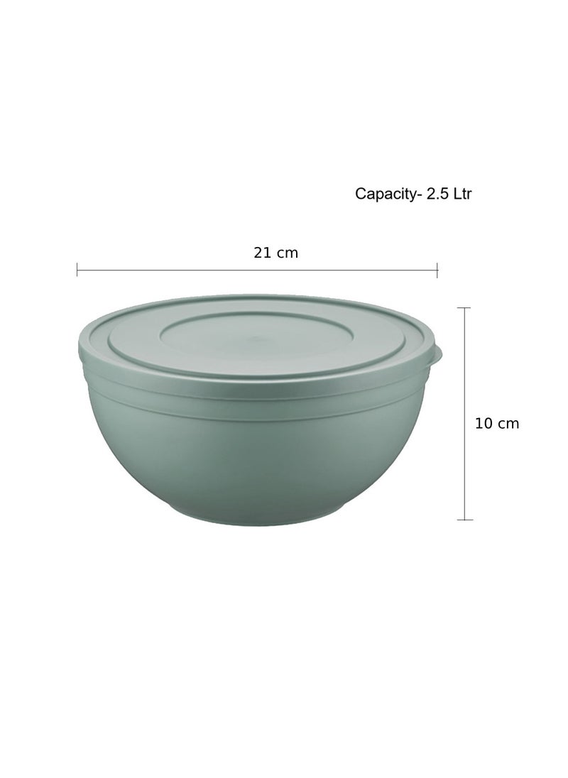 3 Piece Set Sandy Frosted Bowl, Size (Large 4L, Medium 2.5L, Small 1.2L)