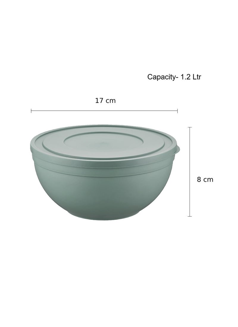 3 Piece Set Sandy Frosted Bowl, Size (Large 4L, Medium 2.5L, Small 1.2L)