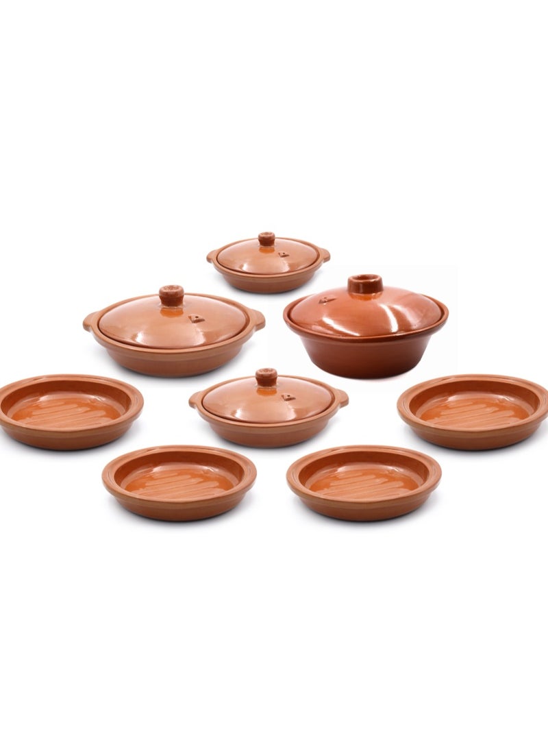 Set of 8 Moroccan handmade Cooking Ware