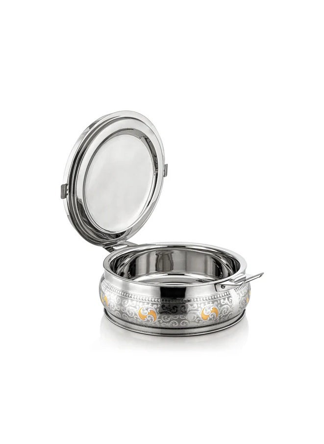 Pieces Maha Collection Stainless Steel Hot Pot Silver & Gold