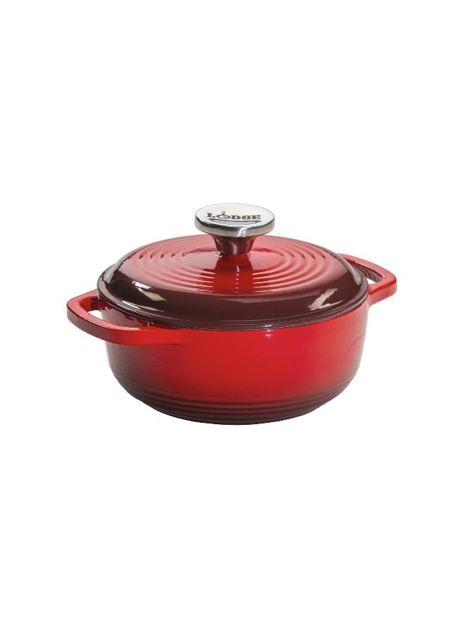 Enameled Dutch Oven 1.5 Qt Red EC1D43