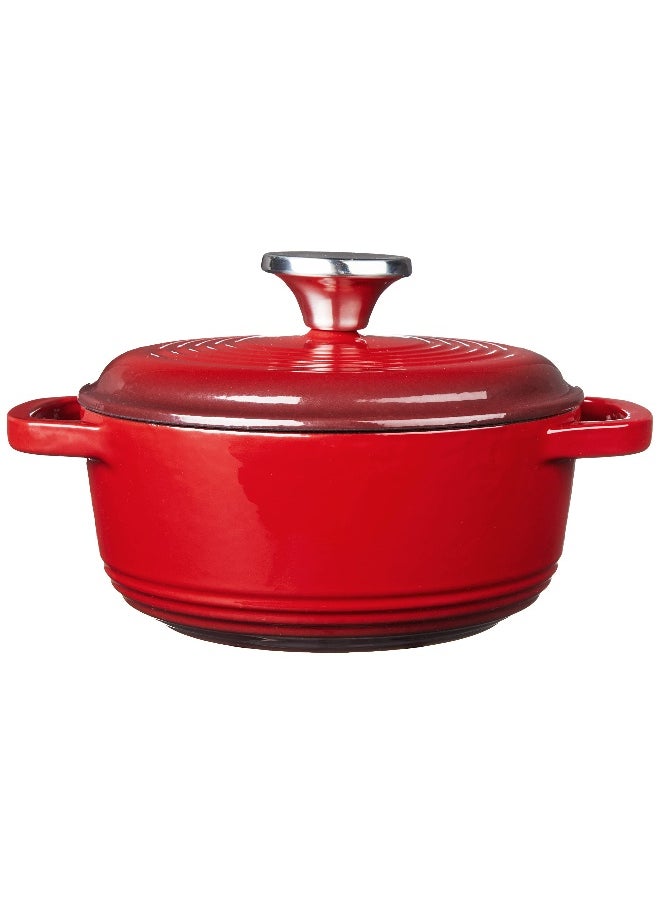 Enameled Dutch Oven 1.5 Qt Red EC1D43