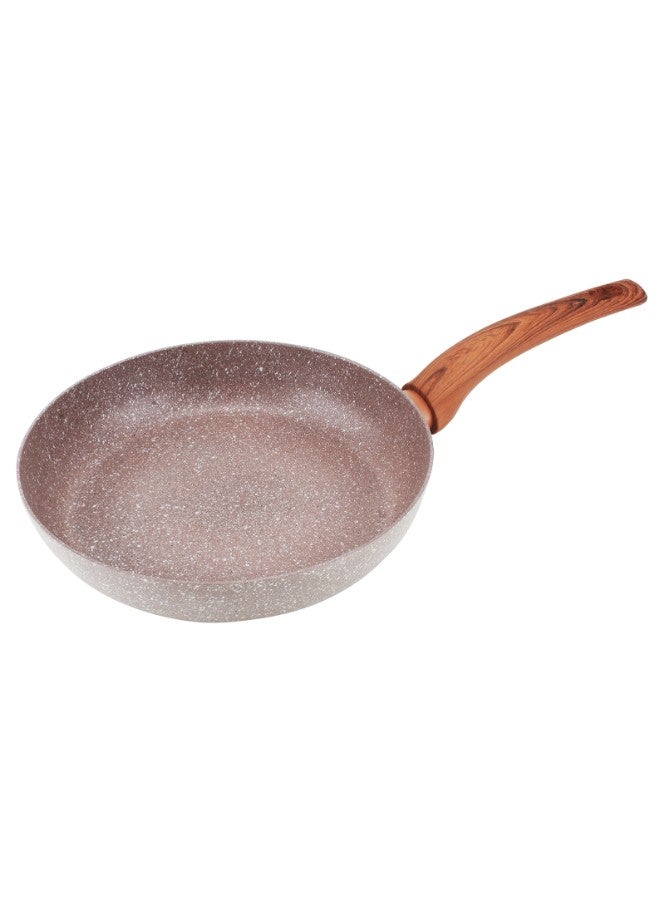 Granite Coated Frying Pan Brown 24cm