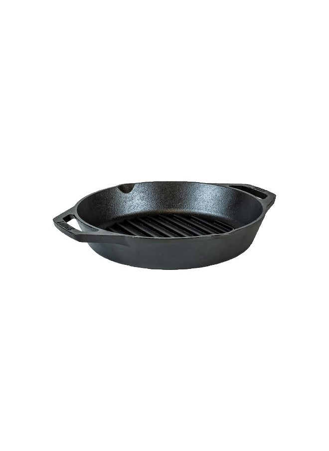 Ribbed Loop Handle Skillet  Black