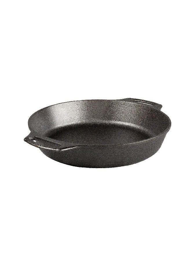 BW10BSK 10.25 Inch Seasoned Cast Iron Baker s Skillet  Black