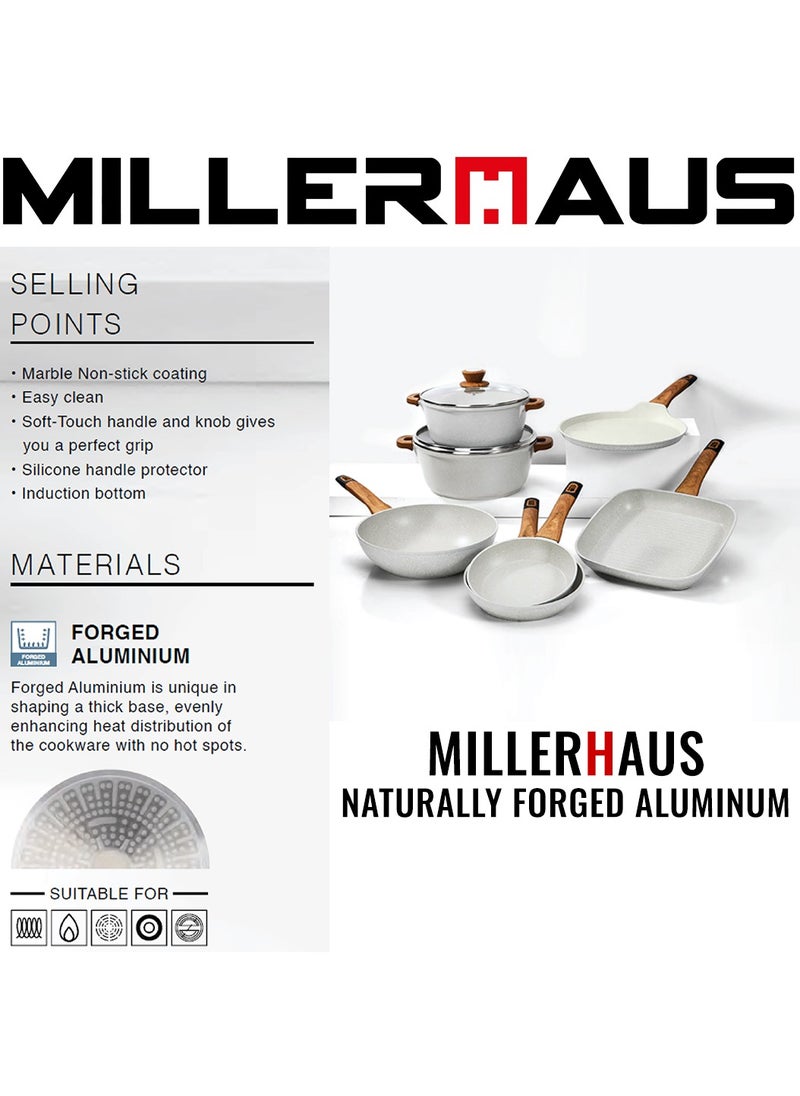 Millerhaus Natural Frypan 28cm Forged Aluminium