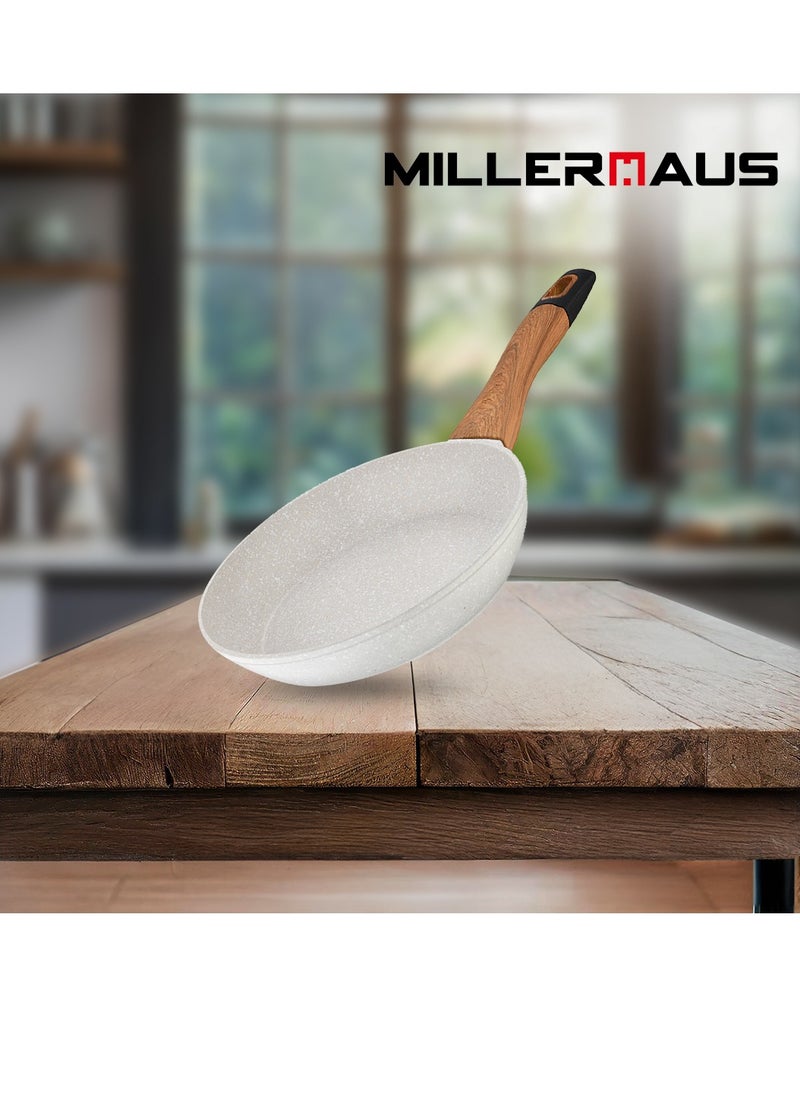 Millerhaus Natural Frypan 28cm Forged Aluminium