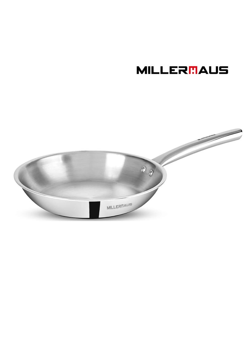 Millerhaus Tri-Ply Frypan 24cm Stainless Steel