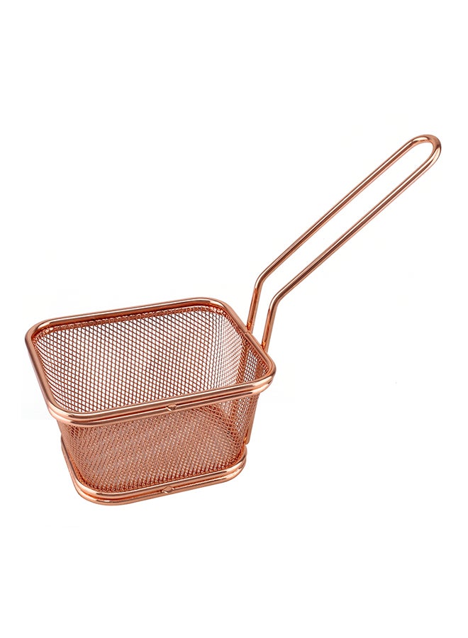 Stainless Steel Fry Basket Rose Gold 10x9x6centimeter