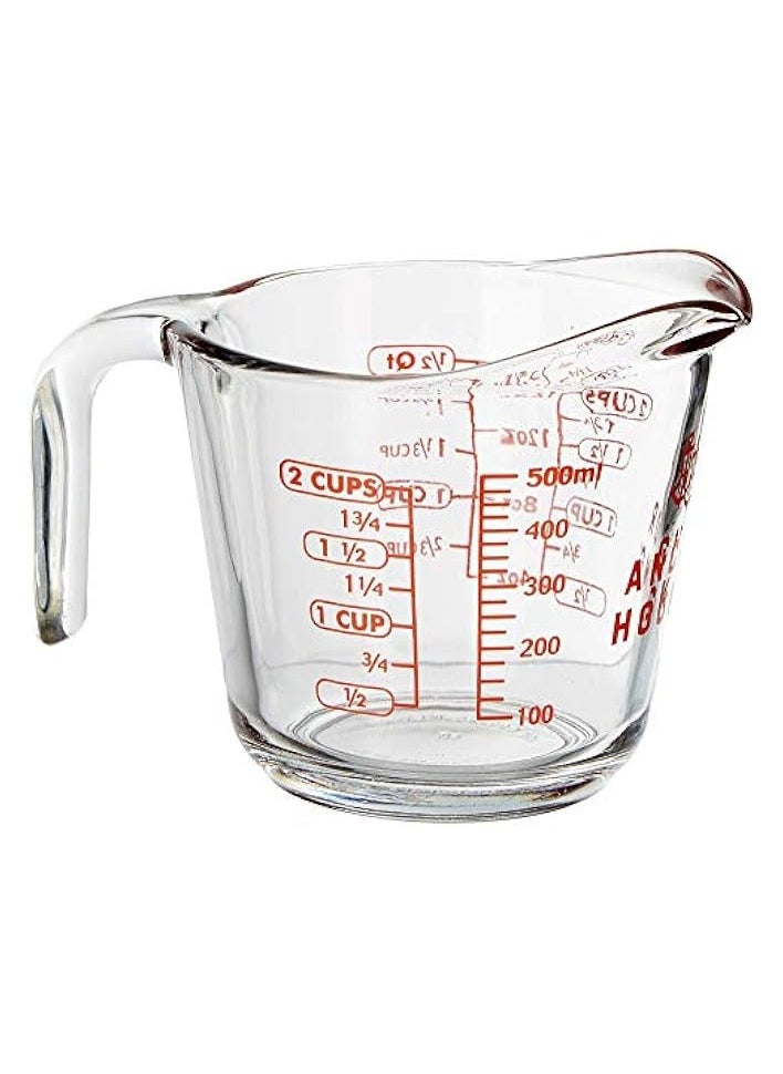 16Oz, 500ml Measuring Cup With Red Description