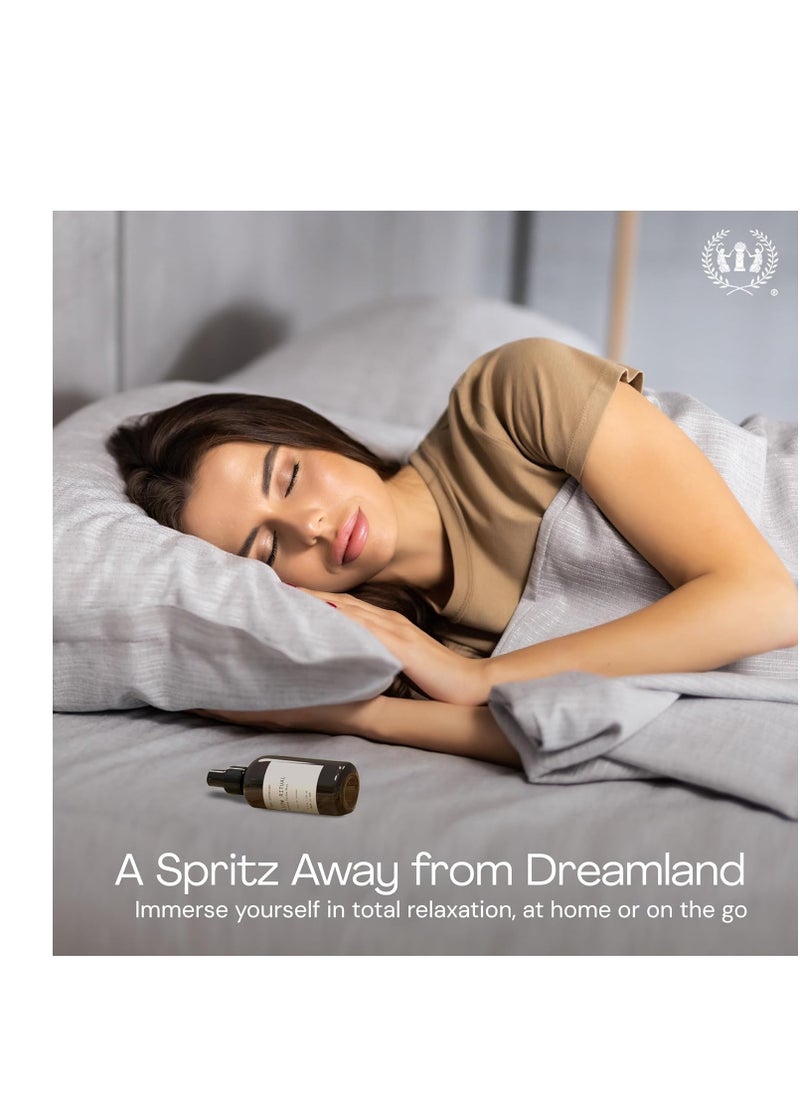 Muse Apothecary Pillow Ritual - Aromatic, Calming and Relaxing Pillow Mist, Linen and Fabric Spray - Infused with Natural Aromatherapy Essential Oils - 8 oz, Fleur du Lavender, 2 Pack