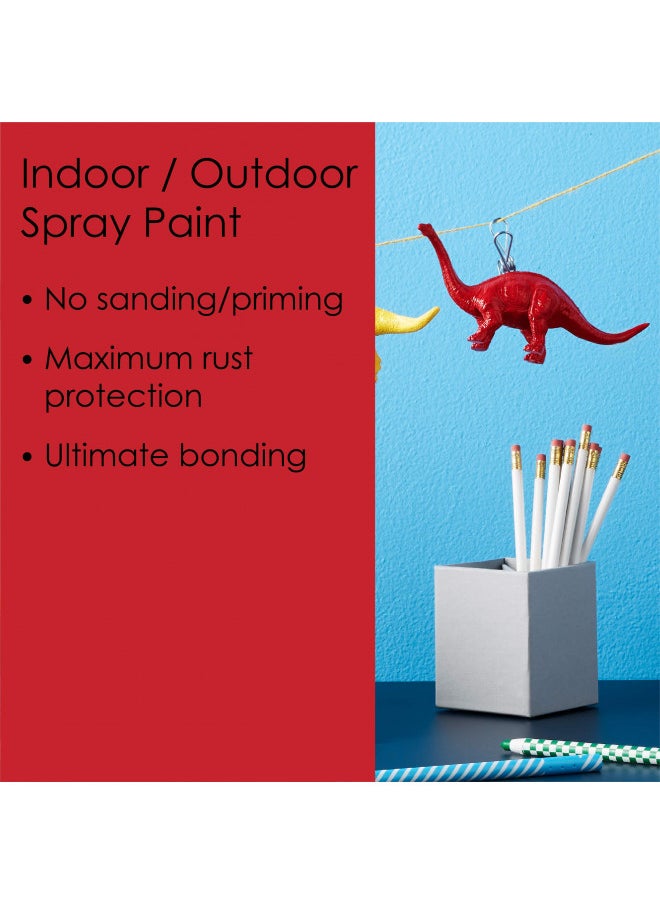 Krylon K02720007 Fusion All-In-One Spray Paint for Indoor/Outdoor Use, Gloss Red Pepper 12 Ounce (Pack of 1)