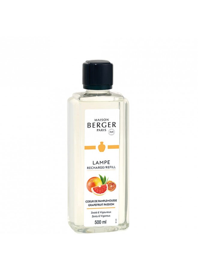 Grapefruit Passion | Lampe Berger Fragrance Refill by Maison Berger | for Home Fragrance Oil Diffuser | Purifying and perfuming Your Home | 16.9 Fluid Ounces - 500 milliliters | Made in France