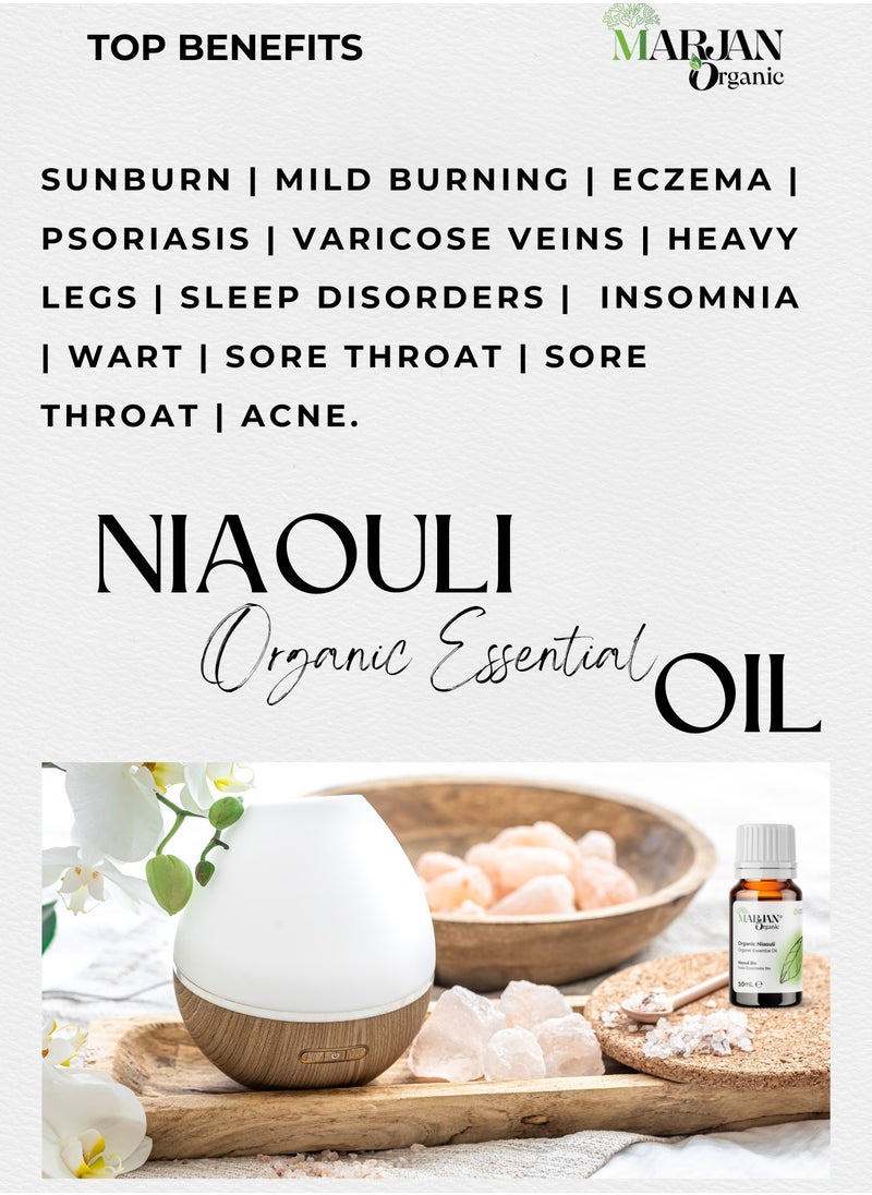 Niaouli Essential Oil 10ml - Certified Organic by The Soil Association