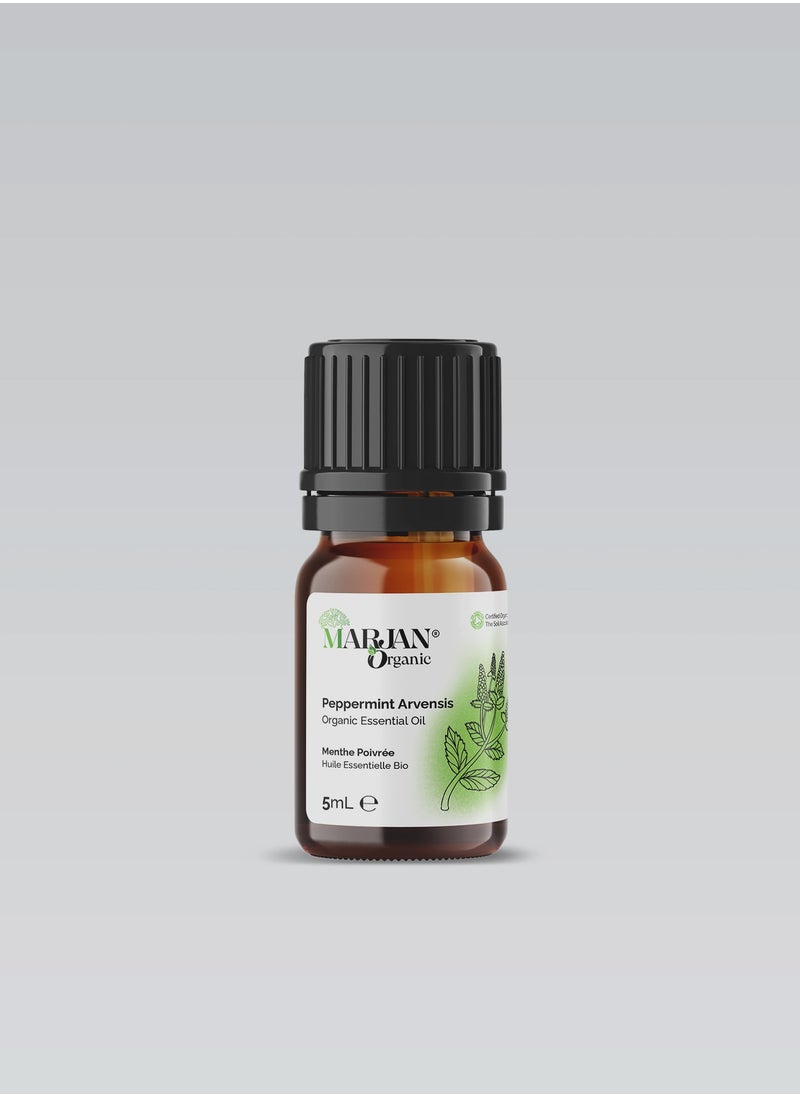 Organic Peppermint Arvensis Essential Oil 5ml