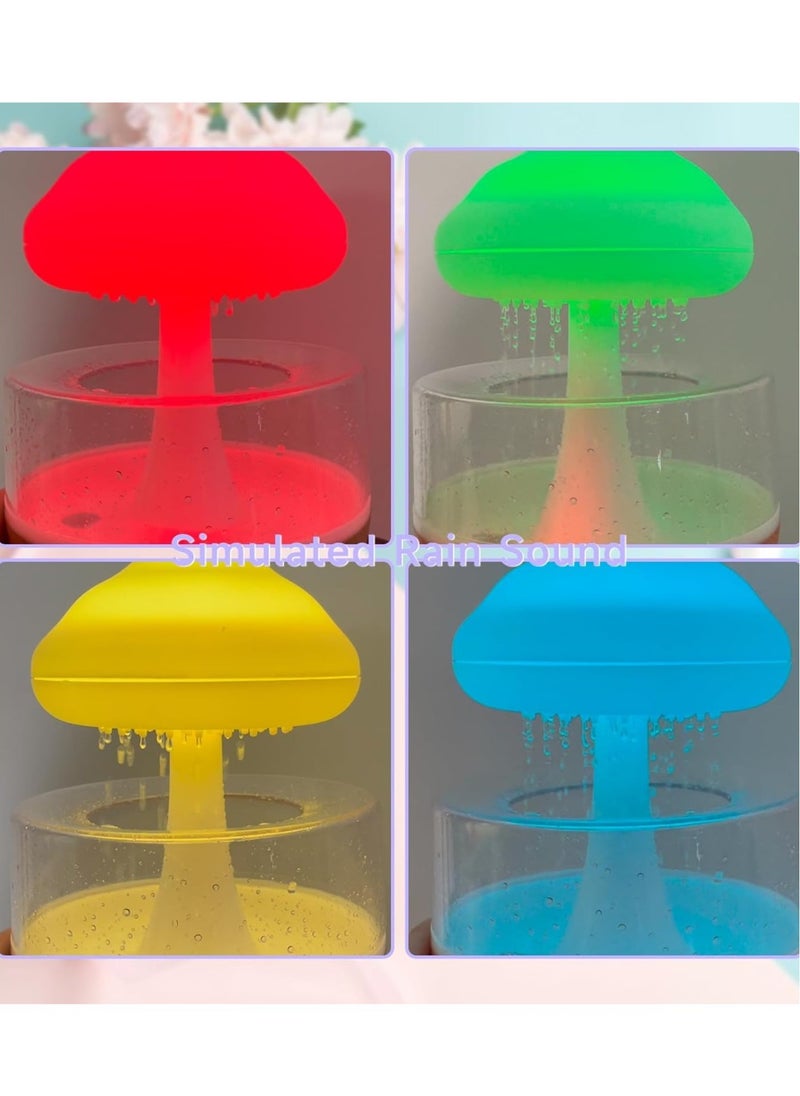 New Rain Cloud Humidifier – Cute Raining Cloud Night Light with 7 LED Colors, 2000mAh, 500ml Capacity