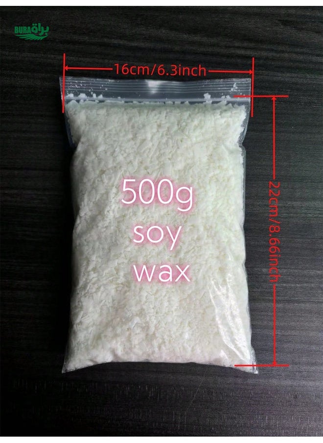 500g/1000g/Bag Soy Wax Handmade Scented Candle Material Natural Soy Wax Flakes Pure Soy Wax Candle Making Soy Wax Candle Candle Making Wax Supplies For Candle Making Container Candles, Cup Candles, Scented Candles, DIY Wax Halloween, Spooky, Autumn, Festival, Holiday Christmas, Winter, Holiday, Festival