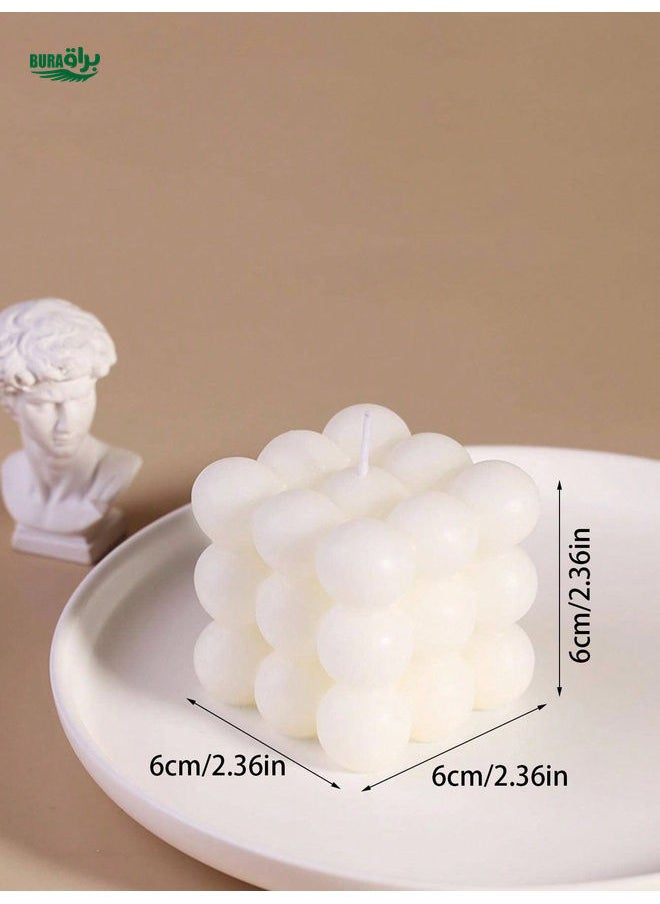 1pc Creative Ball-Shaped Soy Wax Aromatherapy Candle, High-End Wedding Favor Gift, Handmade Decorative Aromatherapy Candle, Home Fragrance Candle Decoration