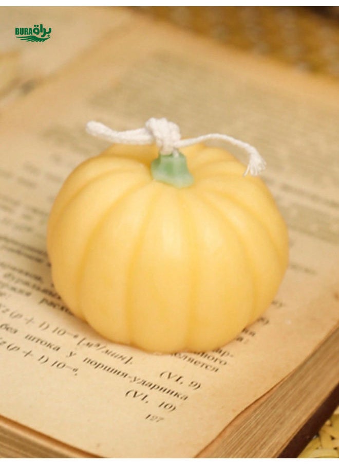 1pc Halloween Pumpkin Scented Candle, Suitable For Party Decor, Can Be Used As Photo Prop, Creative Soy Wax Aromatherapy Candle, Ideal Gift For Friends