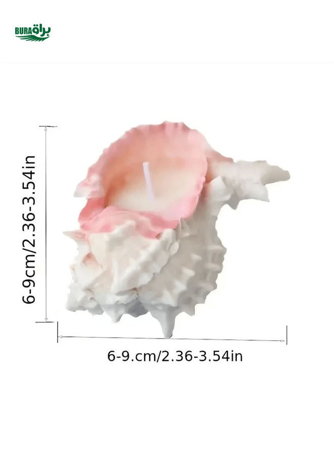 1pc Seashell Aromatherapy Candle For Home Decoration And Perfect Gift For Birthday Or Festivals