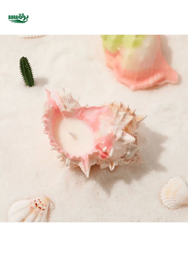 1pc Seashell Aromatherapy Candle For Home Decoration And Perfect Gift For Birthday Or Festivals