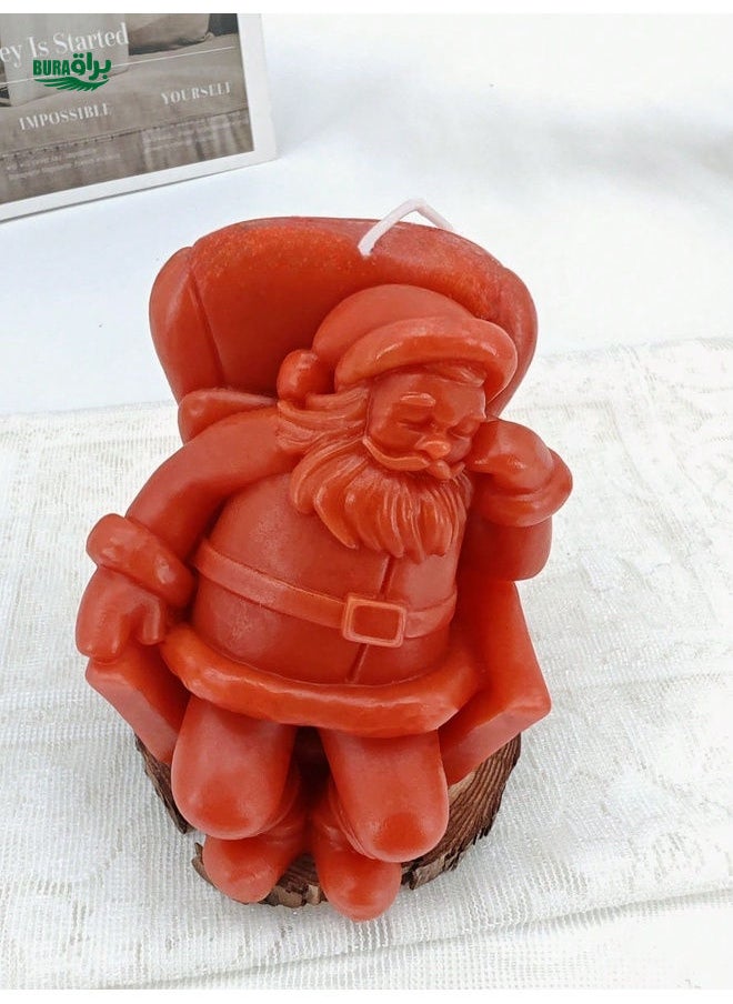 1pc Christmas Santa Claus DIY Scented Candle, Christmas Decoration