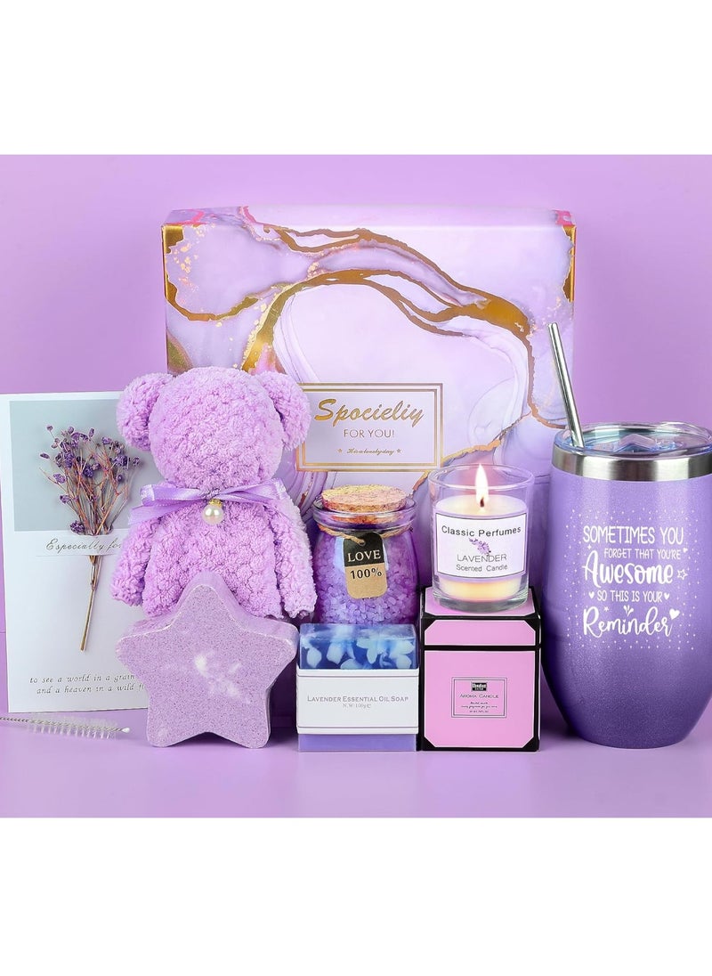 Relaxation Lavender Gift Set for Women – Birthday, Christmas, and Special Occasion Gifts