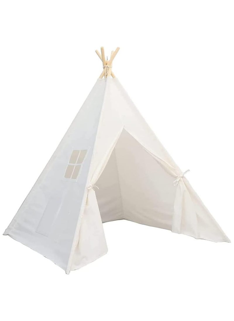 Portable Kids play Teepee Tent Cotton Canvas Outdoor indoor tent house kids Games Playhouse