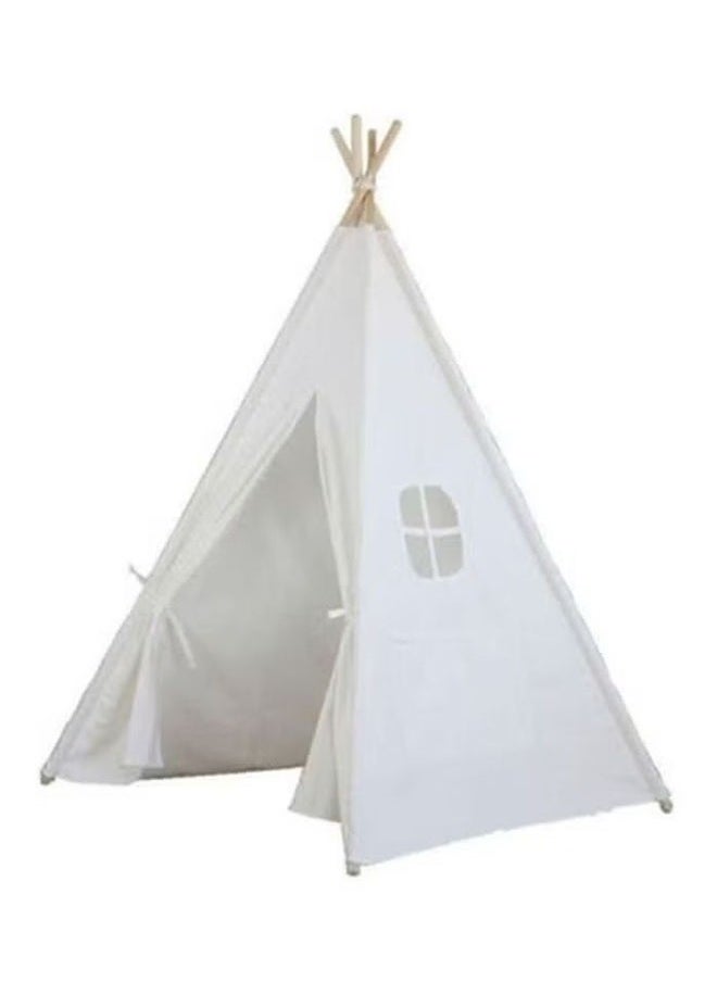 Cotton canvas children's play tent, indoor play tent white