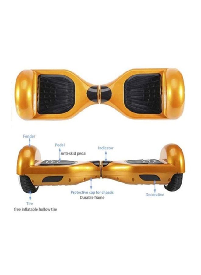 2-Wheel Electric Hoverboard PHCGLDFFG Gold 58x18x17cm