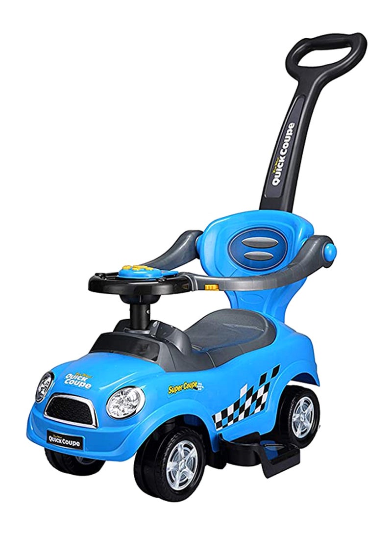 3-In-1 Deluxe Mega Push Car With Handle 45.5 x 84.7cm