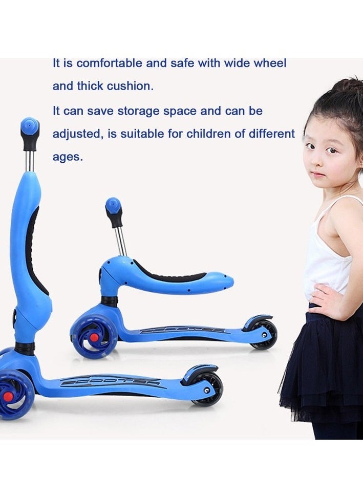 BUYFUN 4-wheeled Child Scooter 1-2-6-8 years old Colour:Turquoise