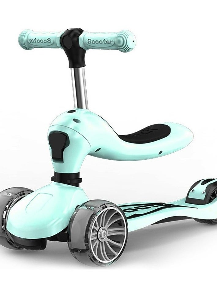 BUYFUN 4-wheeled Child Scooter 1-2-6-8 years old Colour:Turquoise