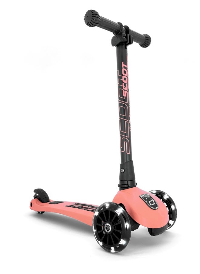 Scoot & Ride Highwaykick 3 LED Peach