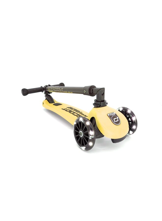 Scoot & Ride Highwaykick 3 LED Lemon