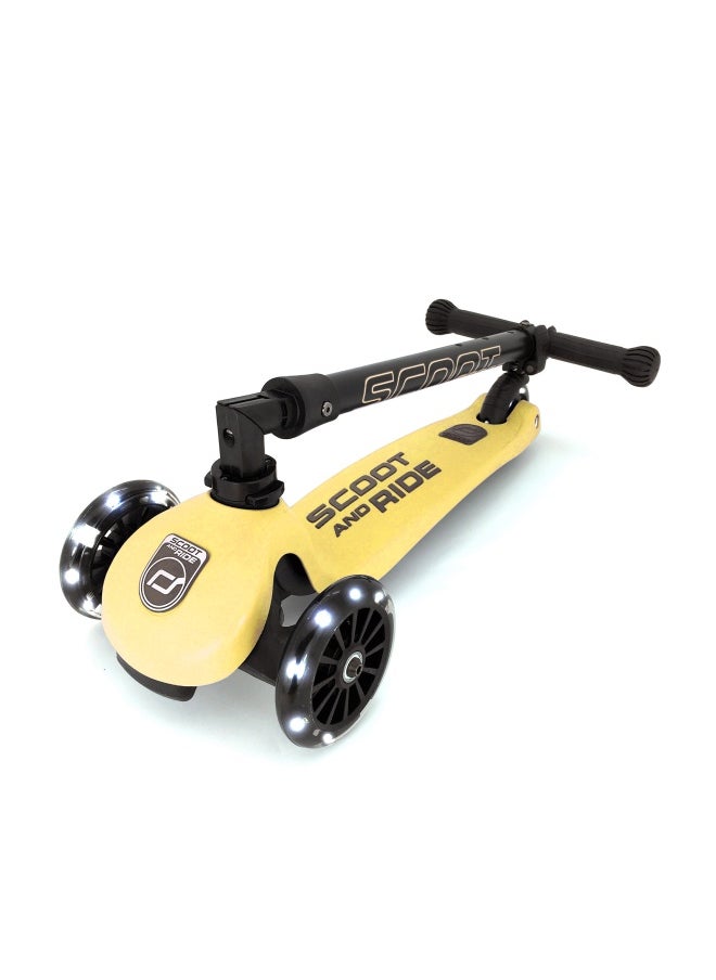 Scoot & Ride Highwaykick 3 LED Lemon