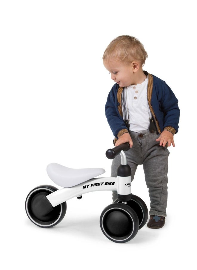 Childhome  My First Bike Toddler Balance Bike Metal White