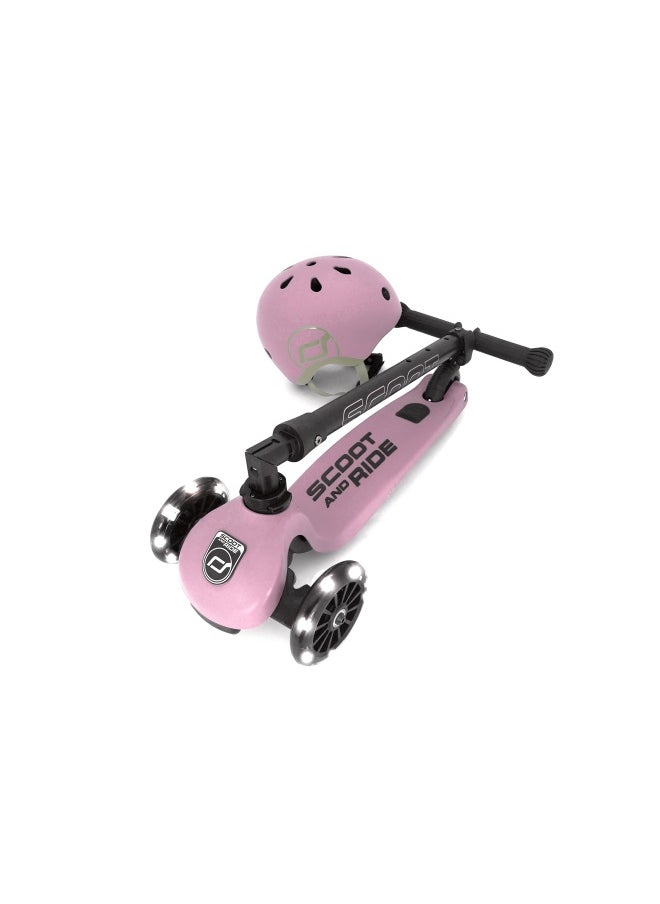 Scoot & Ride Highwaykick 3 LED Rose