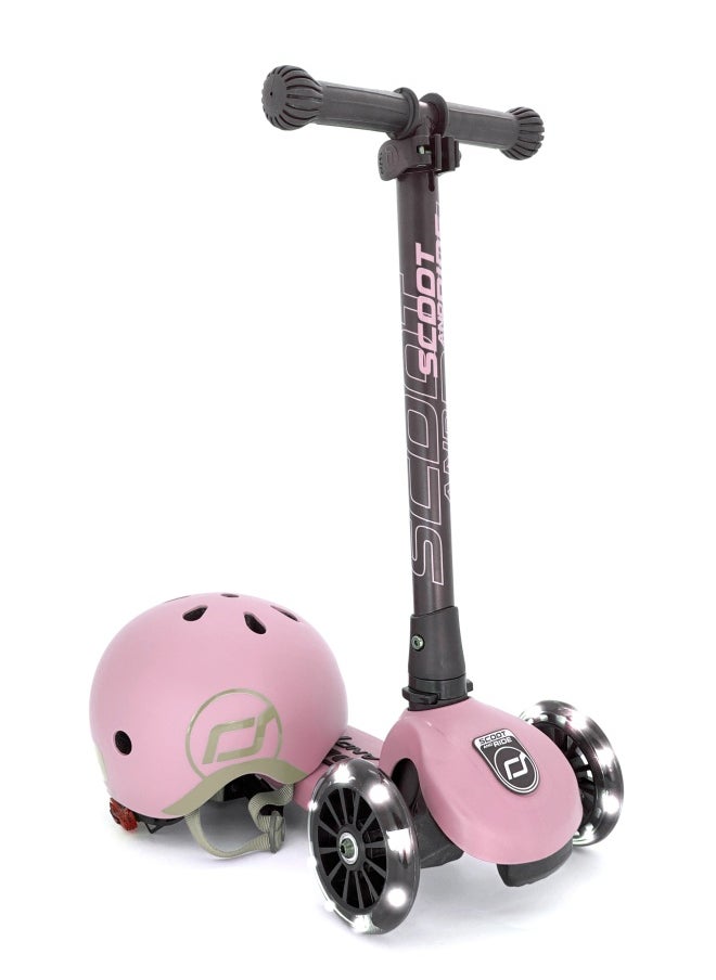 Scoot & Ride Highwaykick 3 LED Rose