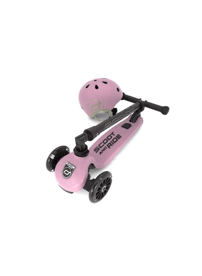 Scoot & Ride Highwaykick 3 LED Rose