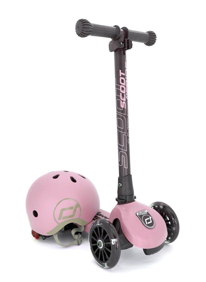 Scoot & Ride Highwaykick 3 LED Rose