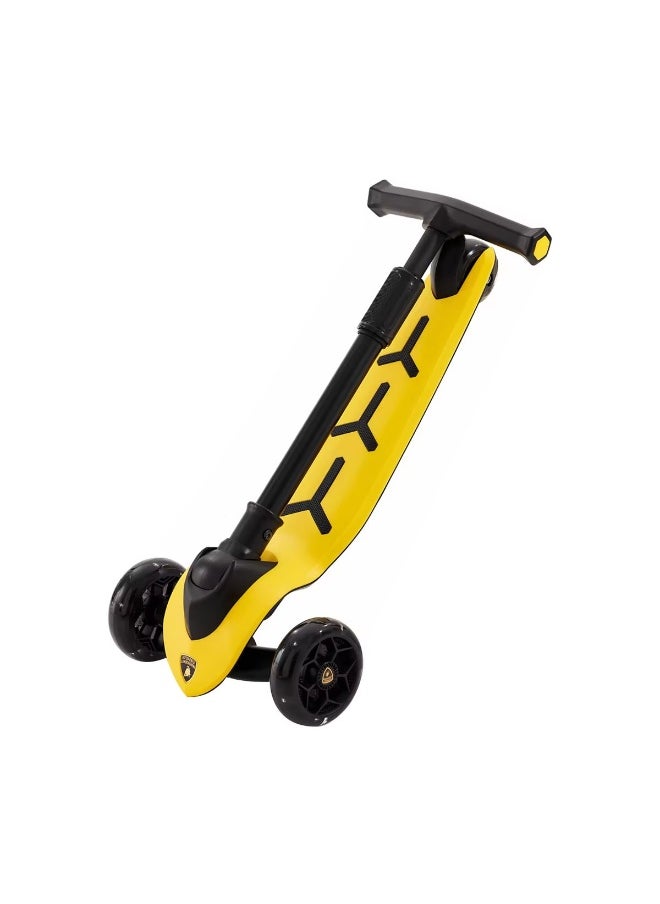 3-Wheel Foldable Kick Scooter (Yellow)