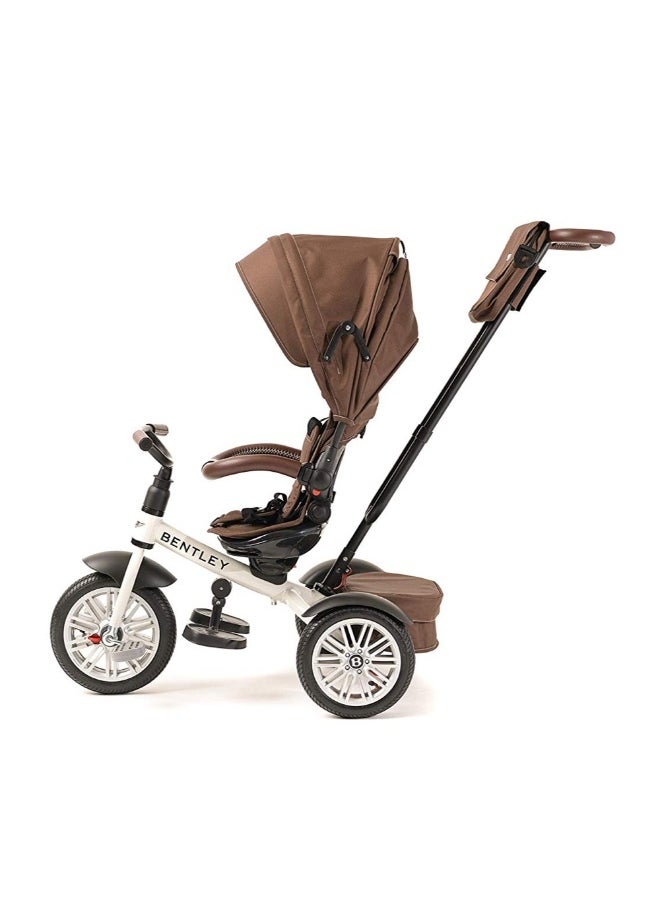 Stroller 6-In-1 Tricycle (White Stain)