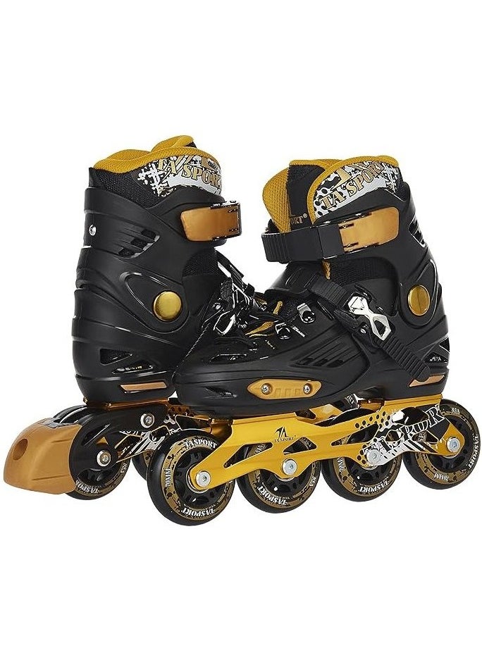 High quality children's skate shoes yellow/black