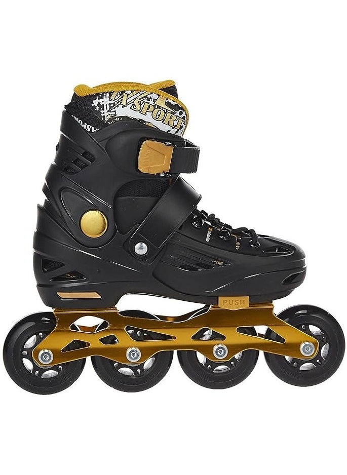 High quality children's skate shoes yellow/black