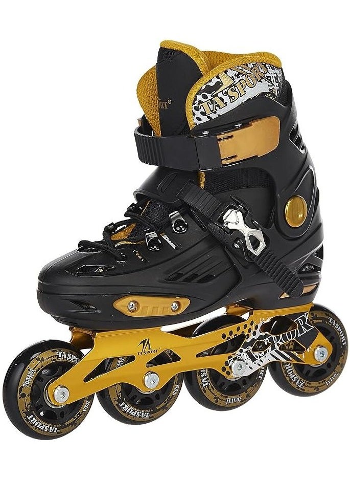 High quality children's skate shoes yellow/black