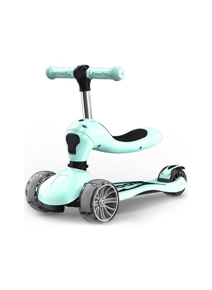 BUYFUN 4-wheeled Child Scooter 1-2-6-8 years old Colour:Turquoise