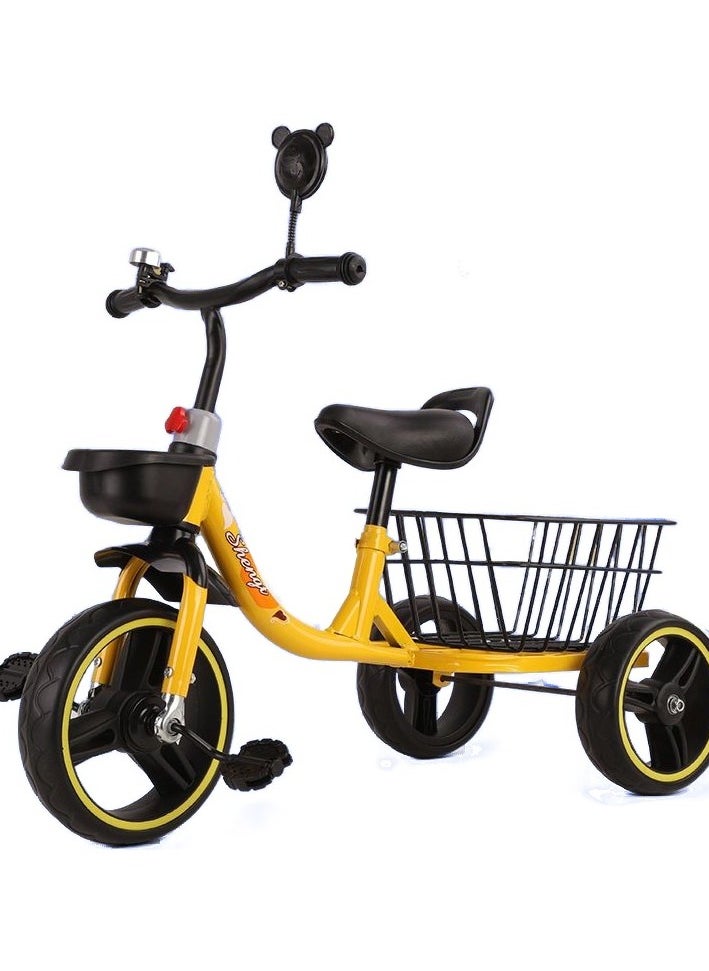 3 -wheel rotation preventive children's bike Colour:Yellow