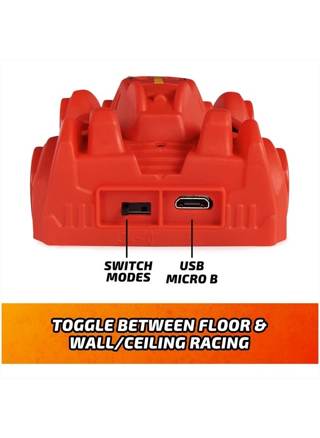 , Zero Gravity Sprint RC Car Wall Climber, Red USB Micro B Rechargeable Indoor Wall Racer, Over 4-Inches, Kids Toys for Kids Ages 4 and up